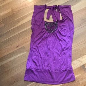Size small embellished shirt, tag previously removed. Gently loved.